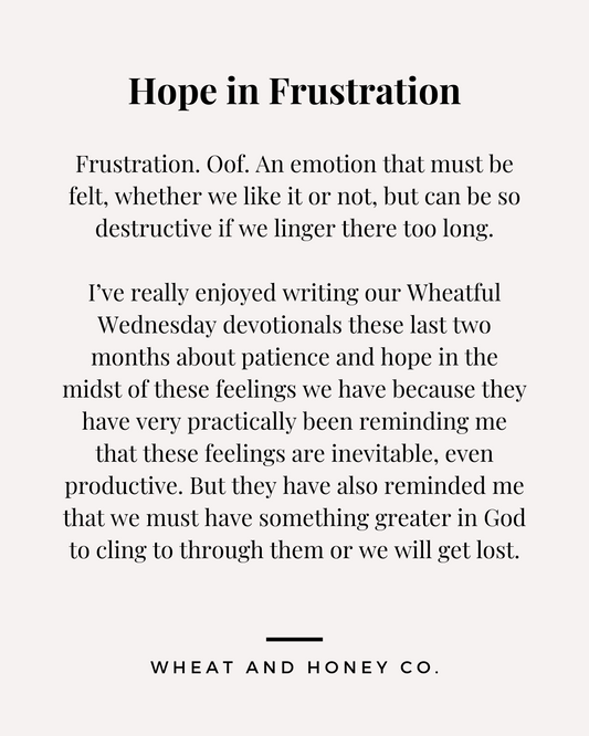 Hope in Frustration