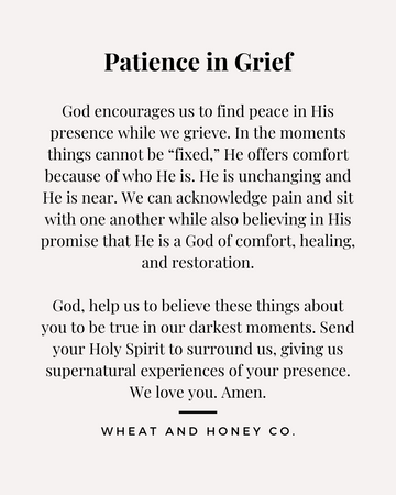 Patience in Grief