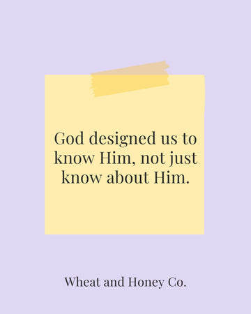 God’s Presence is Personal