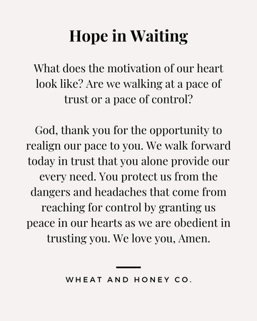 Hope in Waiting