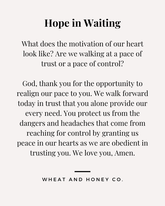 Hope in Waiting