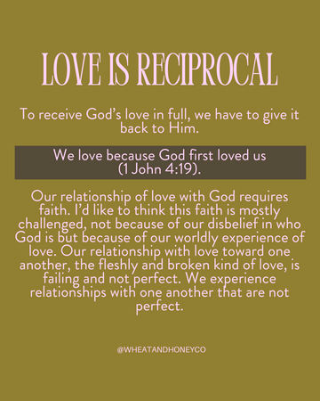 Love is reciprocal