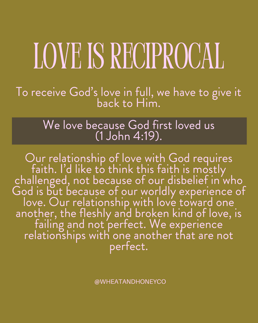 Love is reciprocal