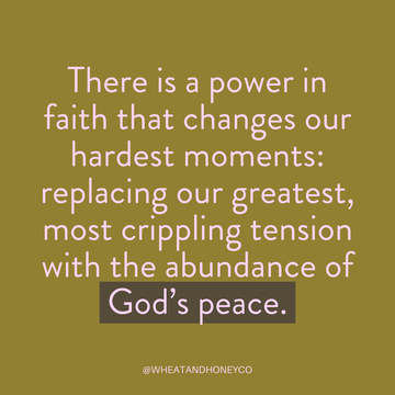 There is a power in faith that changes our hardest moments