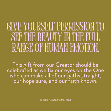The beauty in human emotion