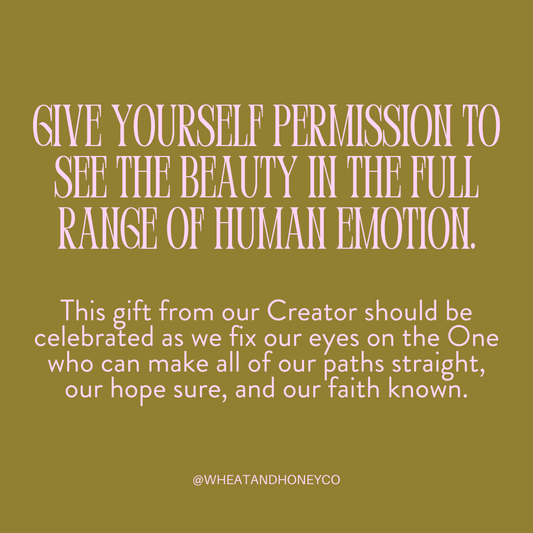 The beauty in human emotion