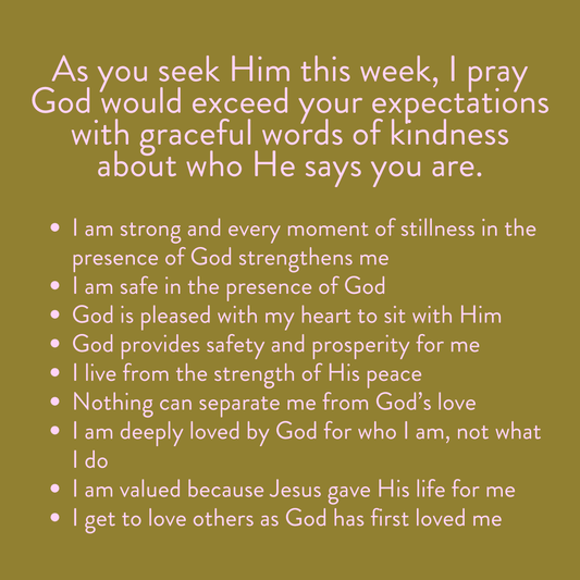 How are you receiving God’s love?
