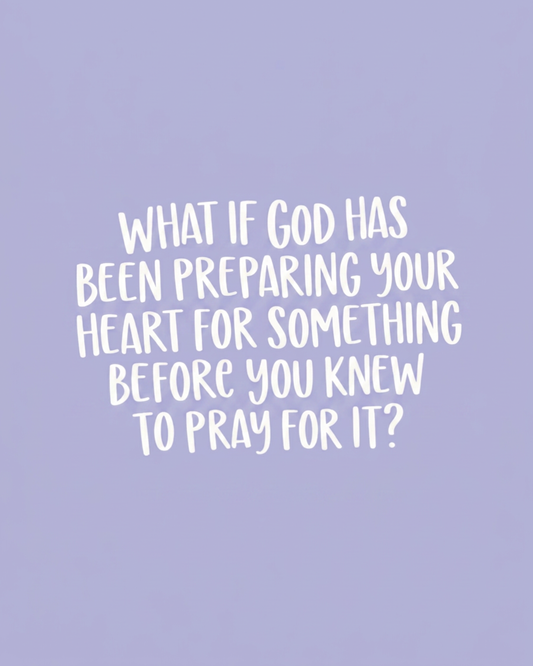 God preparing the way before we can see it