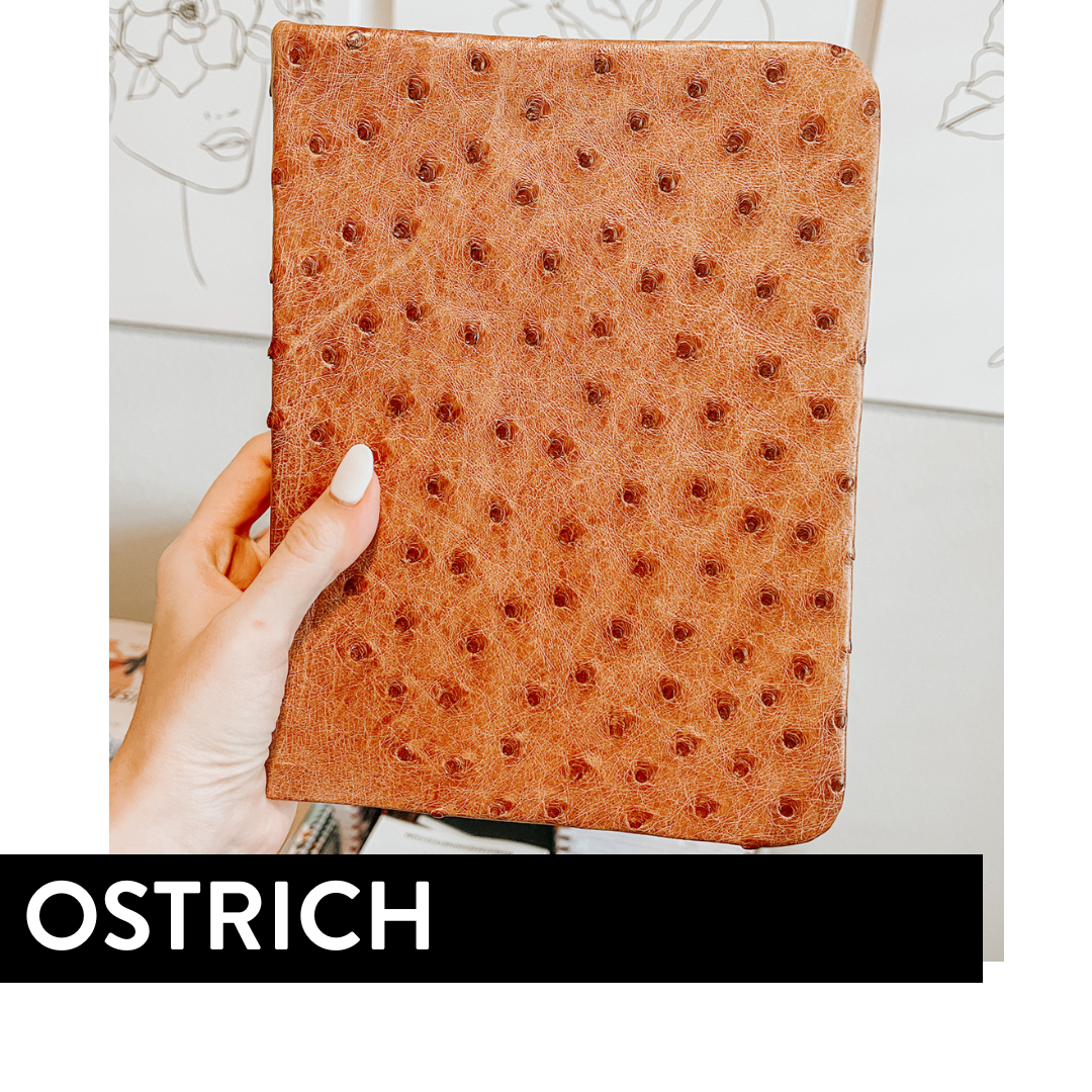 Ostrich Leather Soft Bound Bibles