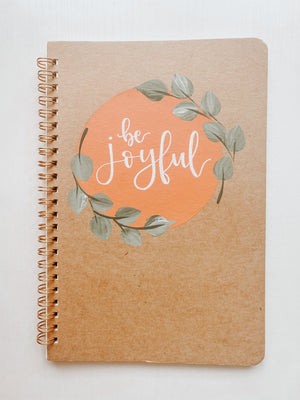 Small Hand-Painted Spiral Bound Journal