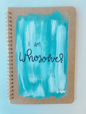 I am whosoever, Hand-Painted Spiral Bound Journal