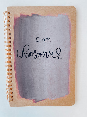 I am whosoever, Hand-Painted Spiral Bound Journal