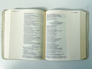 Blue Sky Ostrich ESV Single Column Journaling Bible, Partial Quill