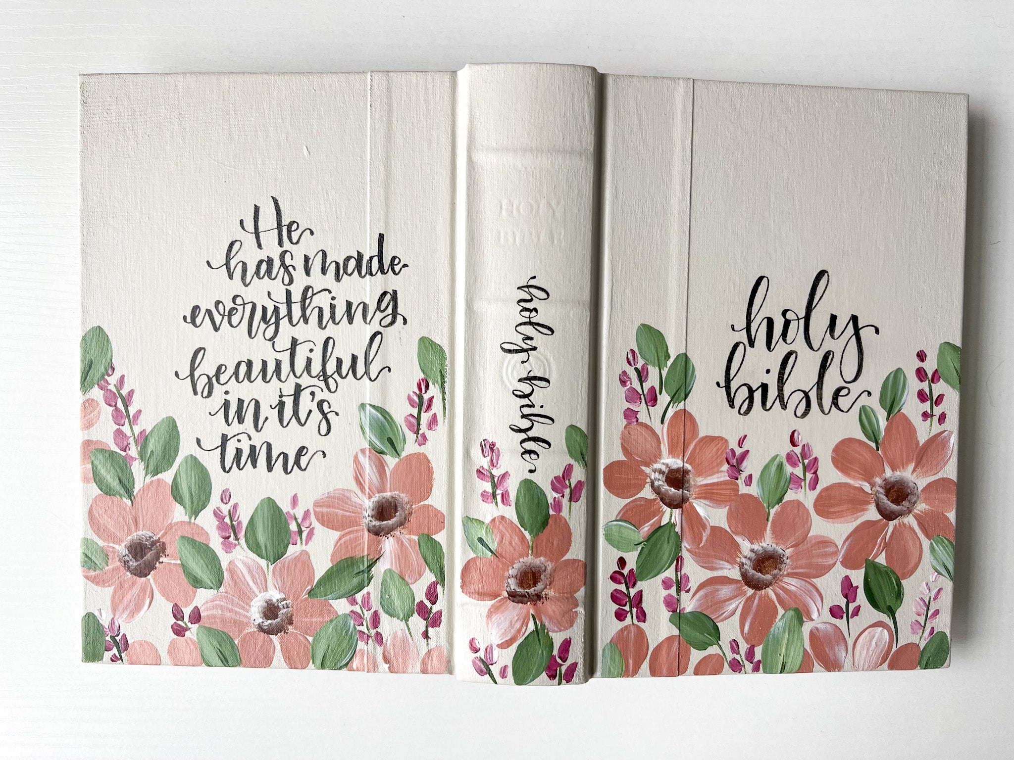 Cheapest boho willow hand painted ESV bible