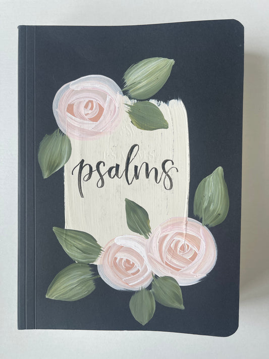 Psalms White Scripture Journal