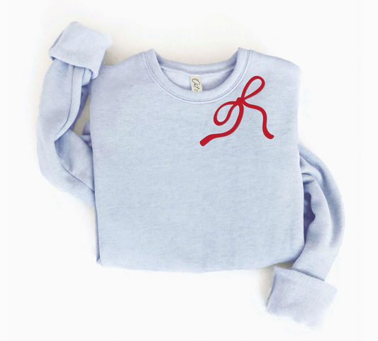 Pre-Order Ribbon Bow Puff Graphic Sweatshirt