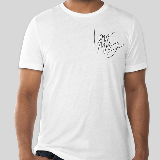 Love Mercy Uni-Sex Cropped T-Shirt